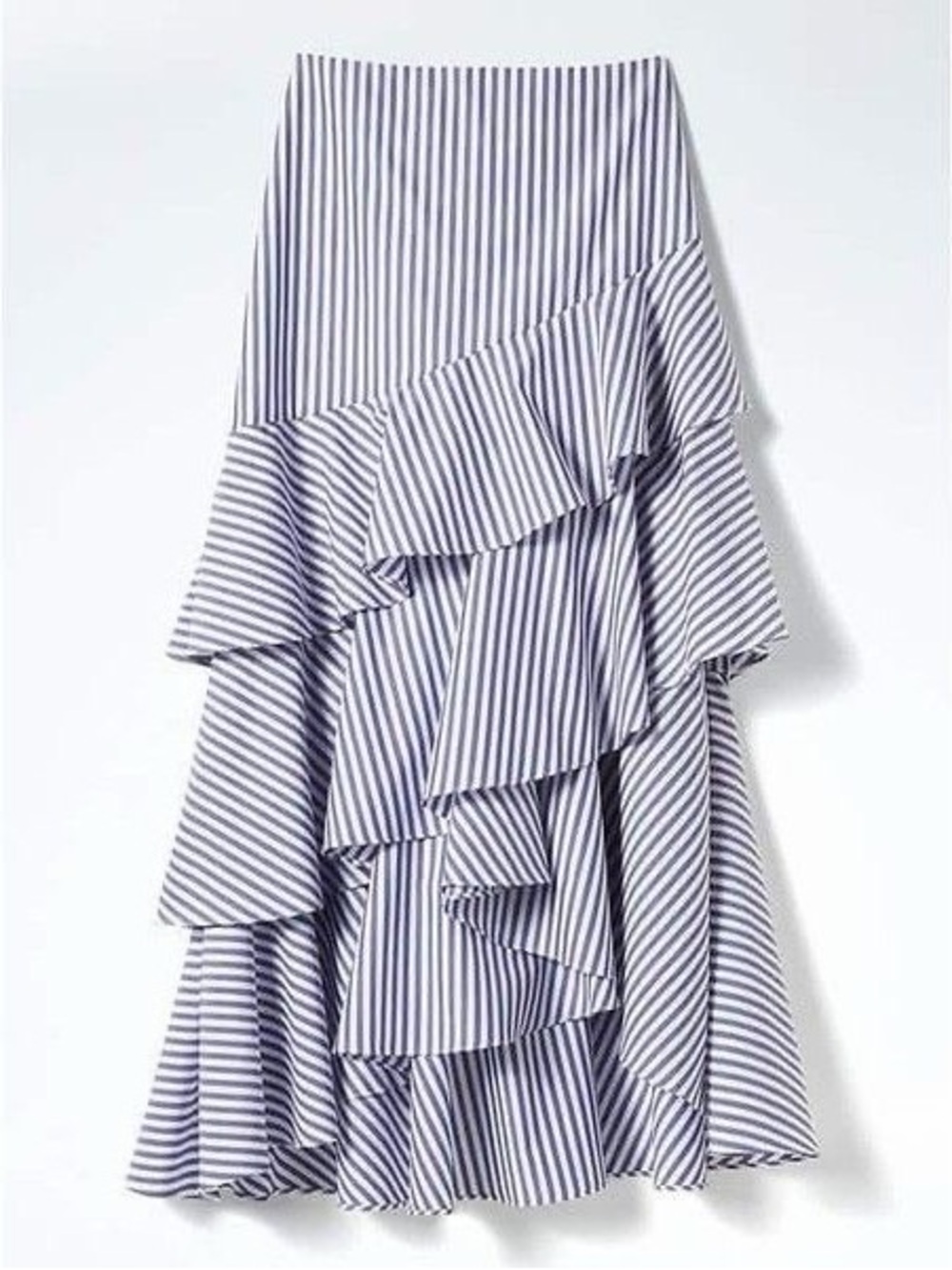 NEW Banana Republic Tiered Ruffle Maxi Skirt Size 4